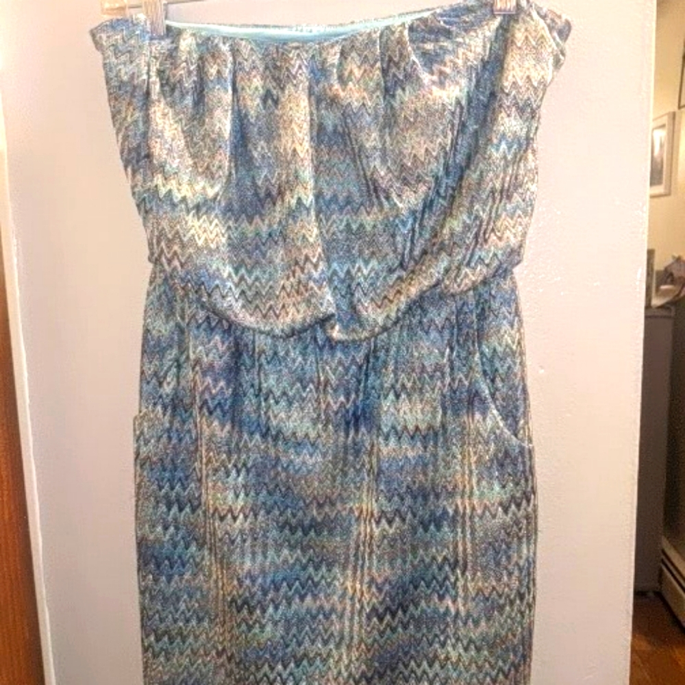 City Triangle Boho Mini-Dress with Side Pockets